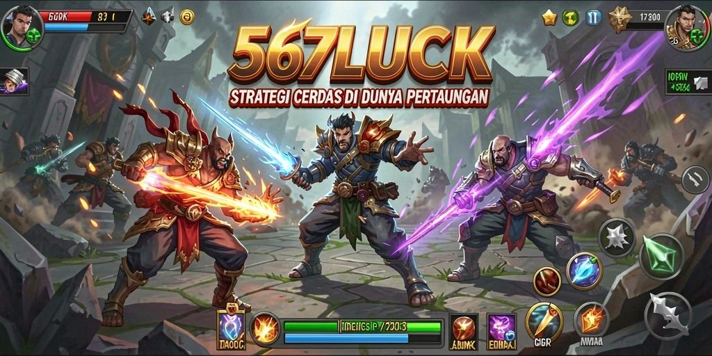 Tampilan gameplay menarik dan penuh strategi dalam 567LUCK.