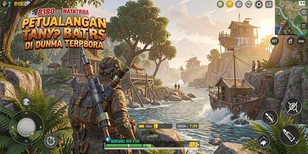 Screenshot gameplay Open World 8180 menampilkan petualangan yang mendebarkan.