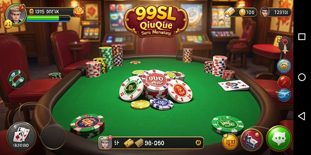 Tampilan gameplay QiuQiu yang menarik dan interaktif di 99SL.