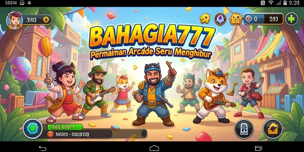 Tampilan gameplay seru BAHAGIA777 dengan banyak tantangan.