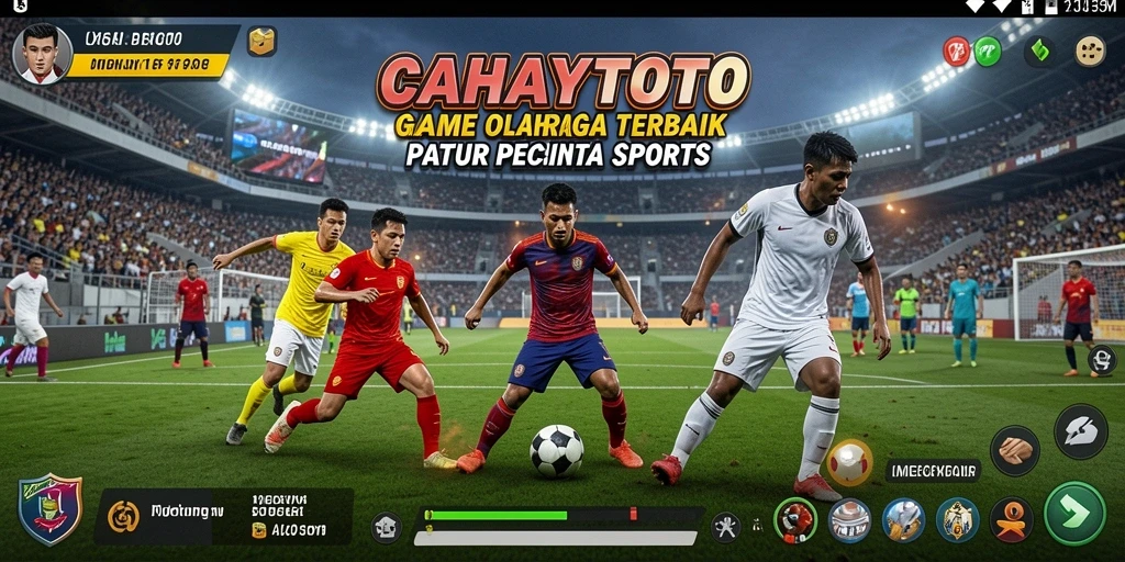 Screenshot permainan CAHAYATOTO yang menampilkan aksi olahraga yang mendebarkan.