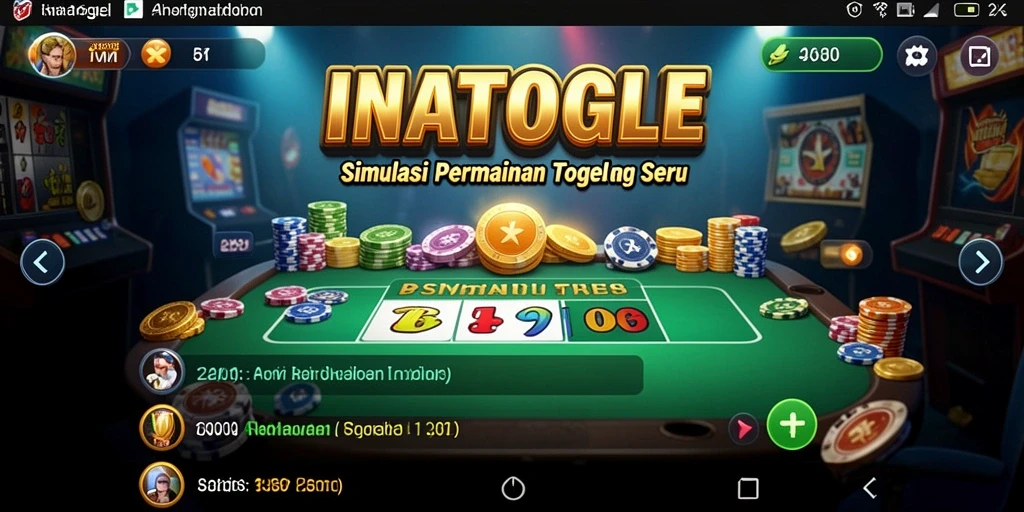 Tampilan gameplay INATOGEL dengan grafis yang menarik.