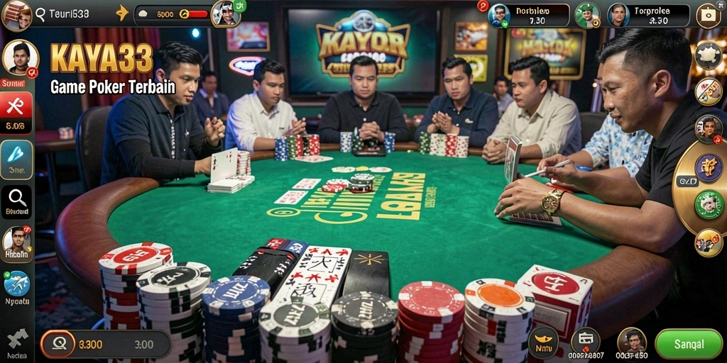Gameplay menegangkan di KAYA33, nikmati poker bersama teman.