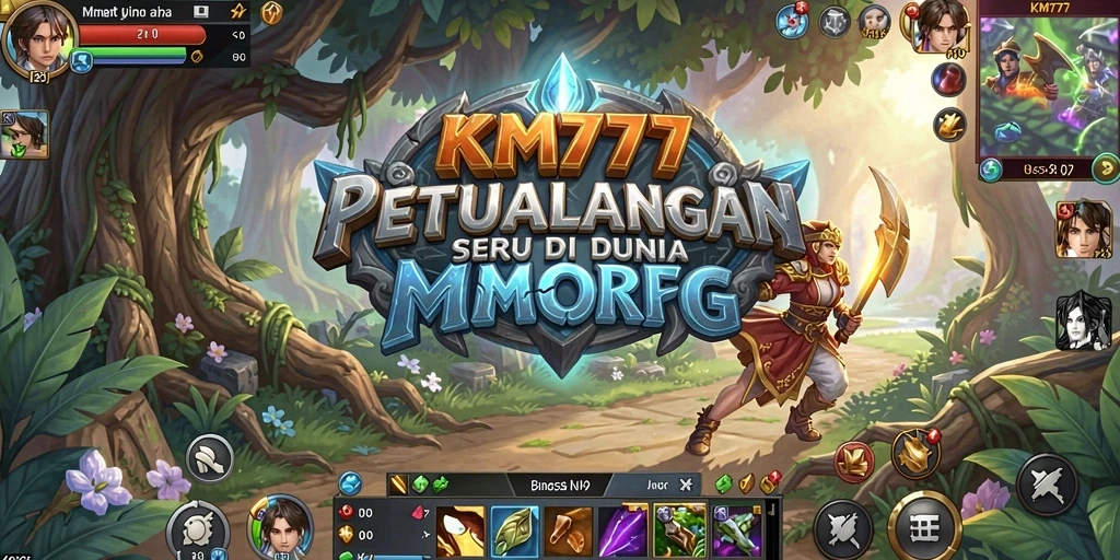 Tampilan gameplay menakjubkan dari KM777 yang menarik dan interaktif.