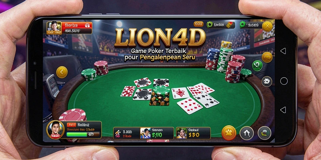 Screenshot menampilkan gameplay menegangkan dari LION4D