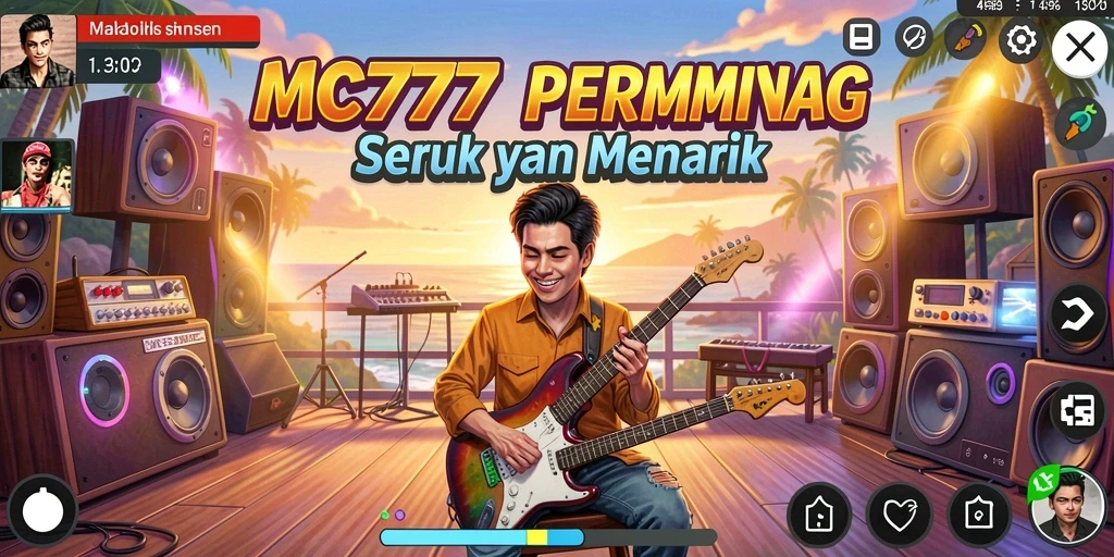 Tampilan gameplay MC777 yang menyenangkan dan interaktif di layar.