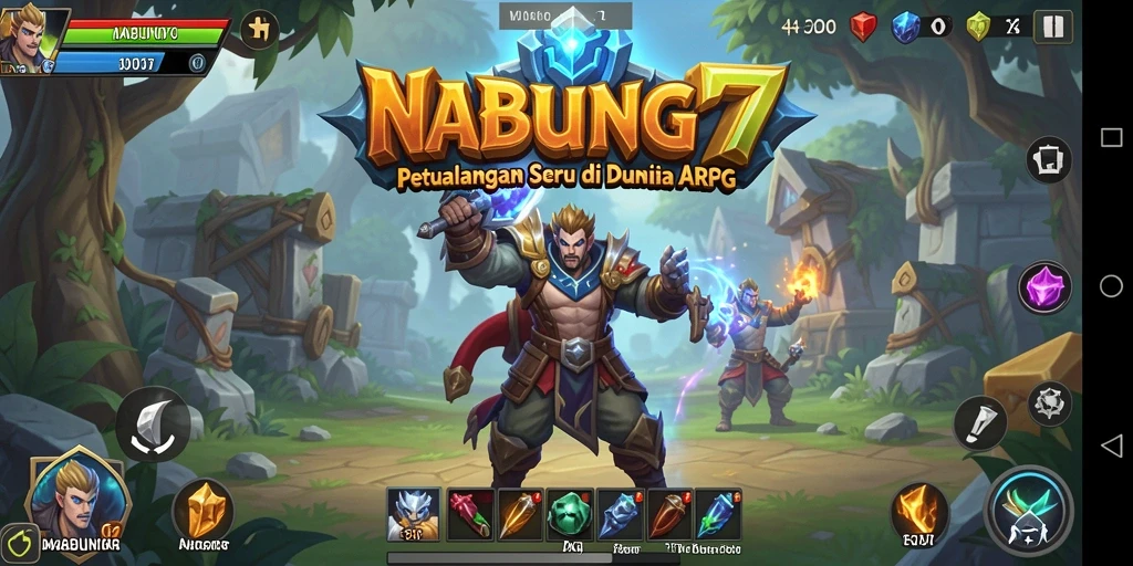 Gameplay seru NABUNG77 dengan aksi petualangan mendebarkan.