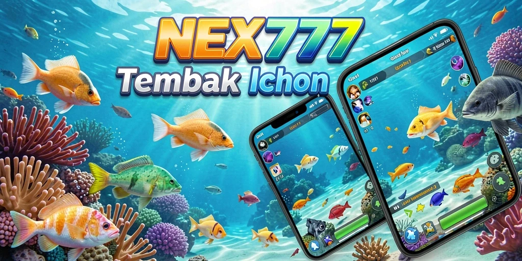 Tampilan gameplay seru dalam NEX777 dengan berbagai pilihan ikan untuk ditembak.