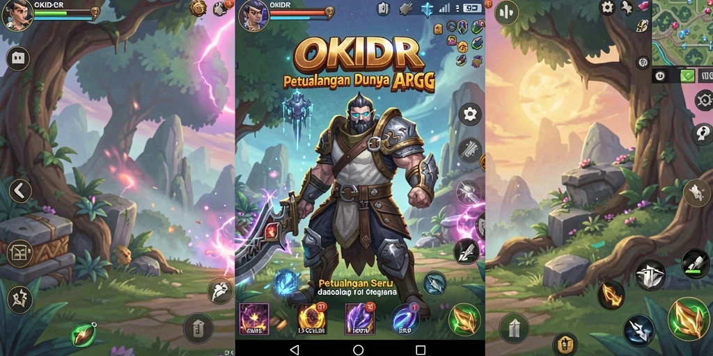 Gameplay seru OKIDR yang menampilkan aksi pertempuran ARPG.