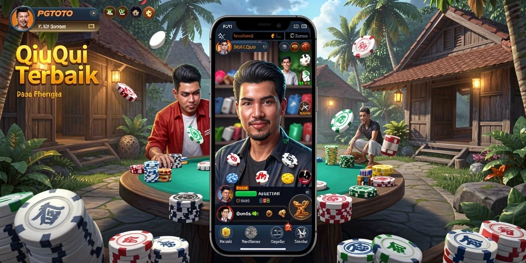 Tampilan menarik dari gameplay QiuQiu PGTOTO.