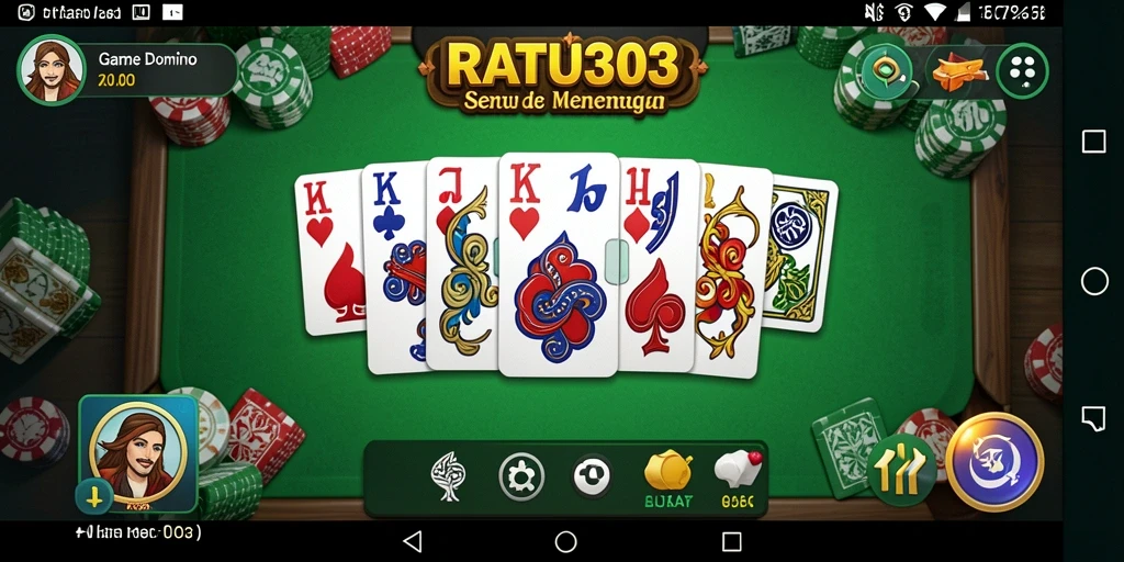 Tangkapan layar gameplay Domino yang seru di RATU303.