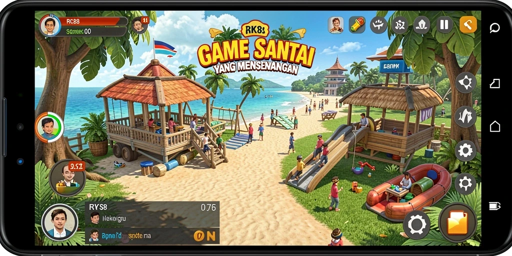 Tampilan gameplay <strong>RK88</strong> yang menyenangkan dan interaktif.