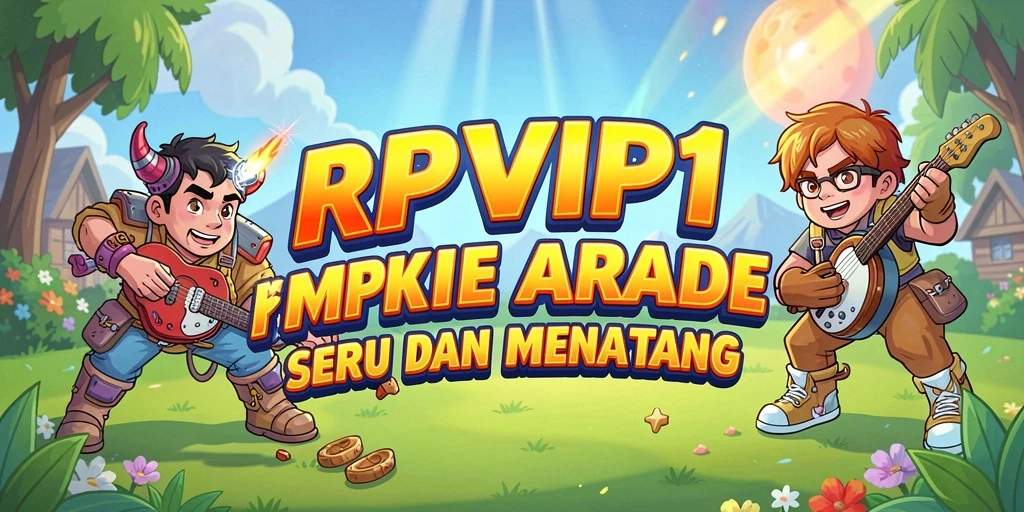 Screenshot utama RPVIP1 menunjukkan pemain menghadapi tantangan Arcade yang menarik.