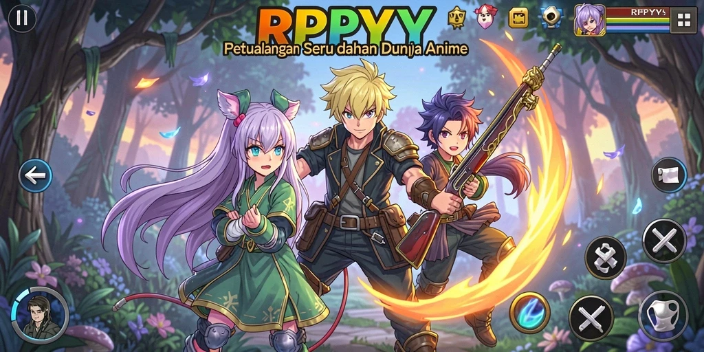 Gameplay RPYYY yang penuh aksi dan karakter anime yang memukau.