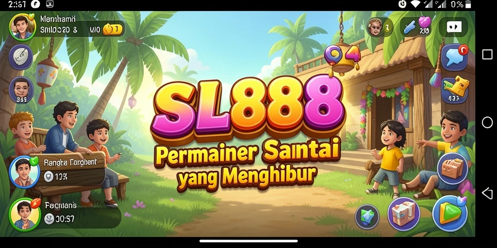 Tampilan gameplay <strong>SL888</strong> yang menawan dan penuh warna.