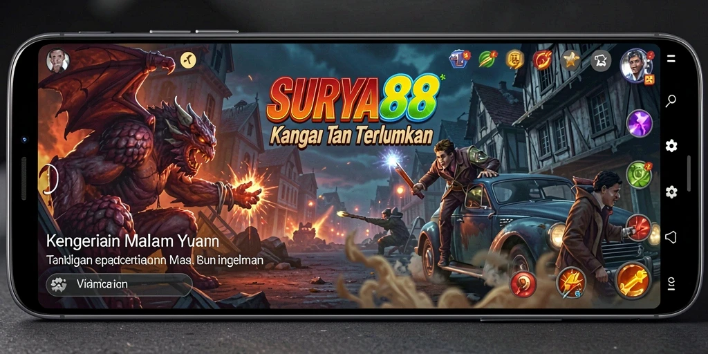 Tampilan gameplay HORROR yang mencekam di SURYA88.