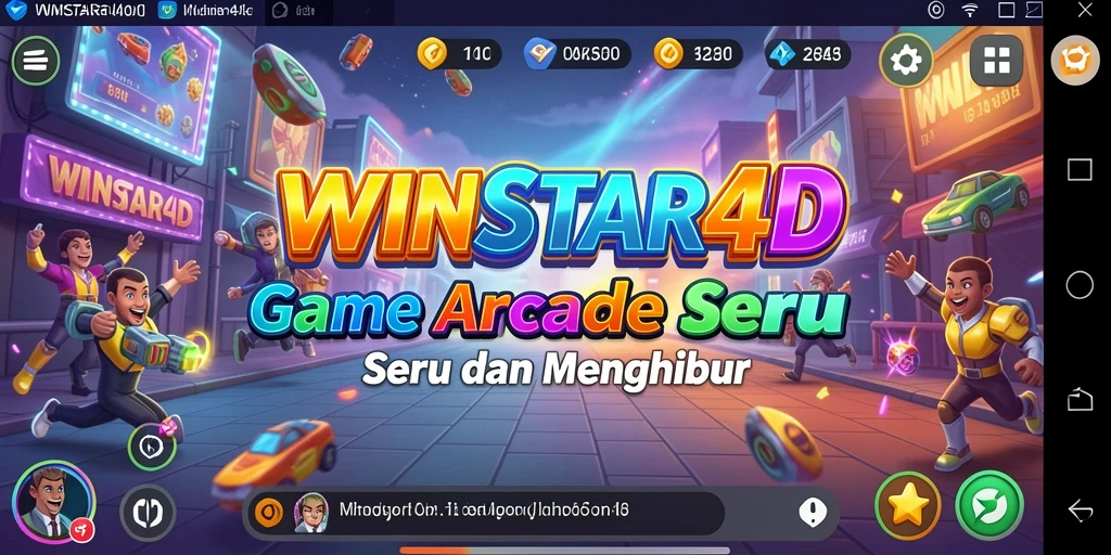 Tampilan gameplay seru dari WINSTAR4D yang penuh tantangan.