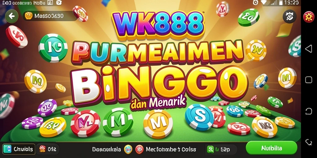 Screenshot gameplay WK888 yang menampilkan suasana seru permainan Bingo.